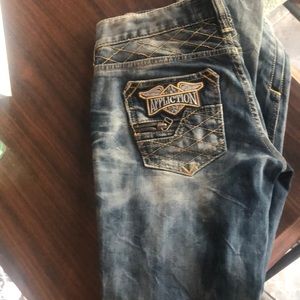 Affliction Raquel moto skinny jeans